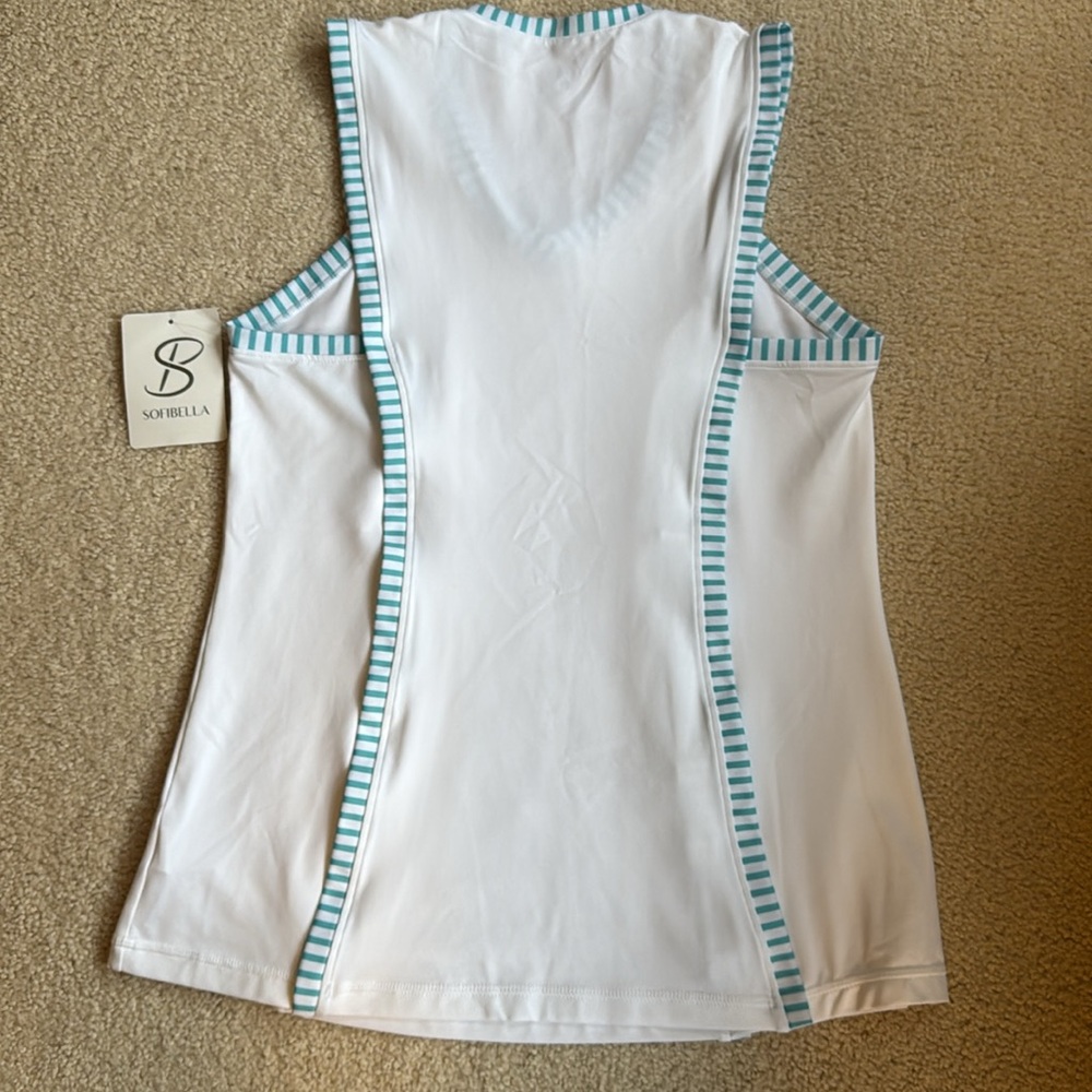 SOFIBELLA tennis/pickleball tank top - Size Medium/Large BNWT! - Picture 8 of 12